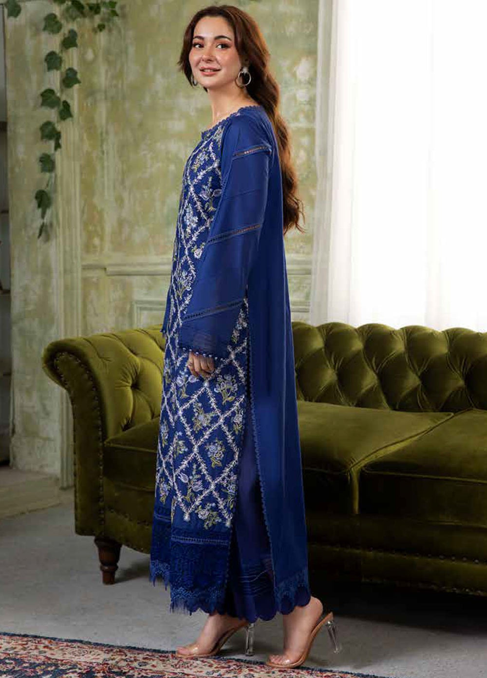 Vital by Sobia Nazir Embroidered Lawn Suits Unstitched 3 Piece SN25VL2 D-10 B - Summer Collection