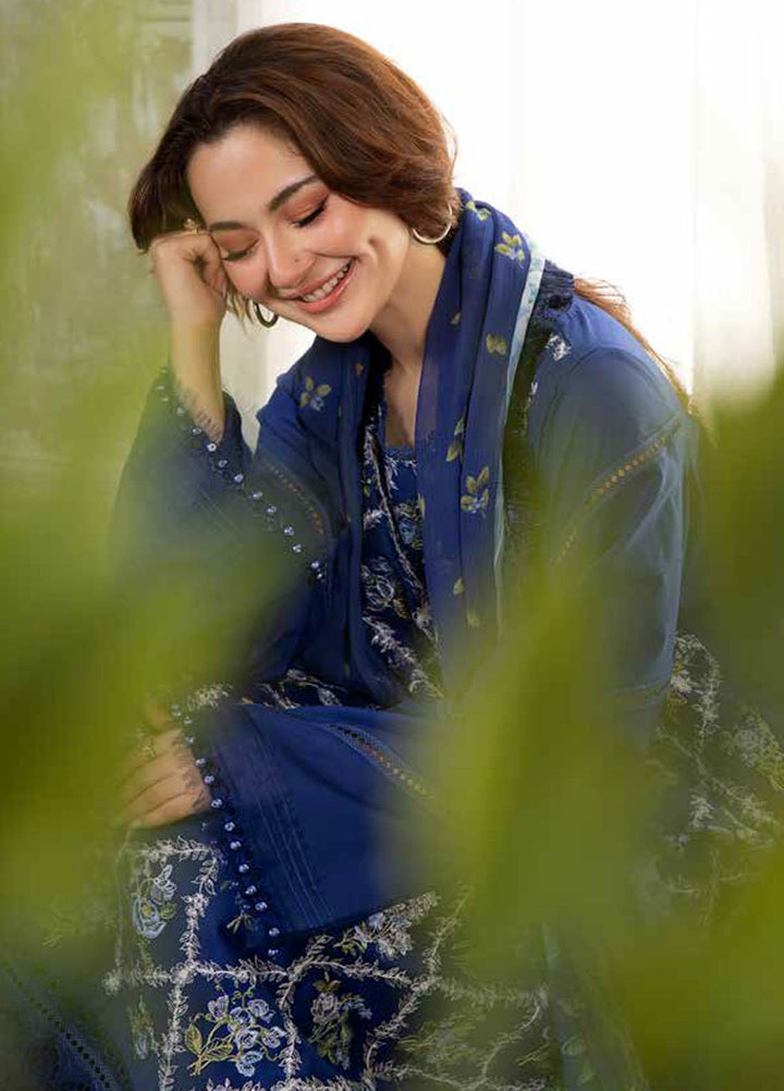 Vital by Sobia Nazir Embroidered Lawn Suits Unstitched 3 Piece SN25VL2 D-10 B - Summer Collection