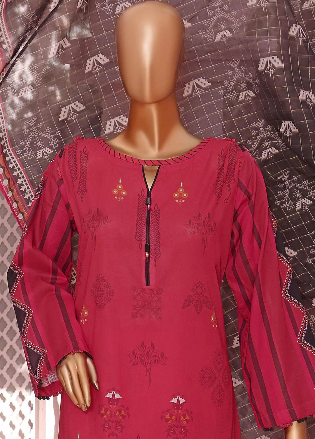 Vital H Prints By HZ Textiles Printed Lawn Suits Unstitched 3 Piece HZ23VHP VP-15 - Summer Collection