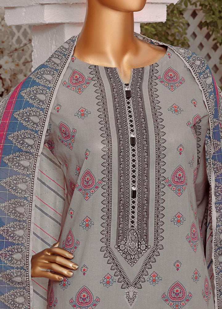 Vital H Prints By HZ Textiles Printed Lawn Suits Unstitched 3 Piece HZ23VHP VP-16 - Summer Collection
