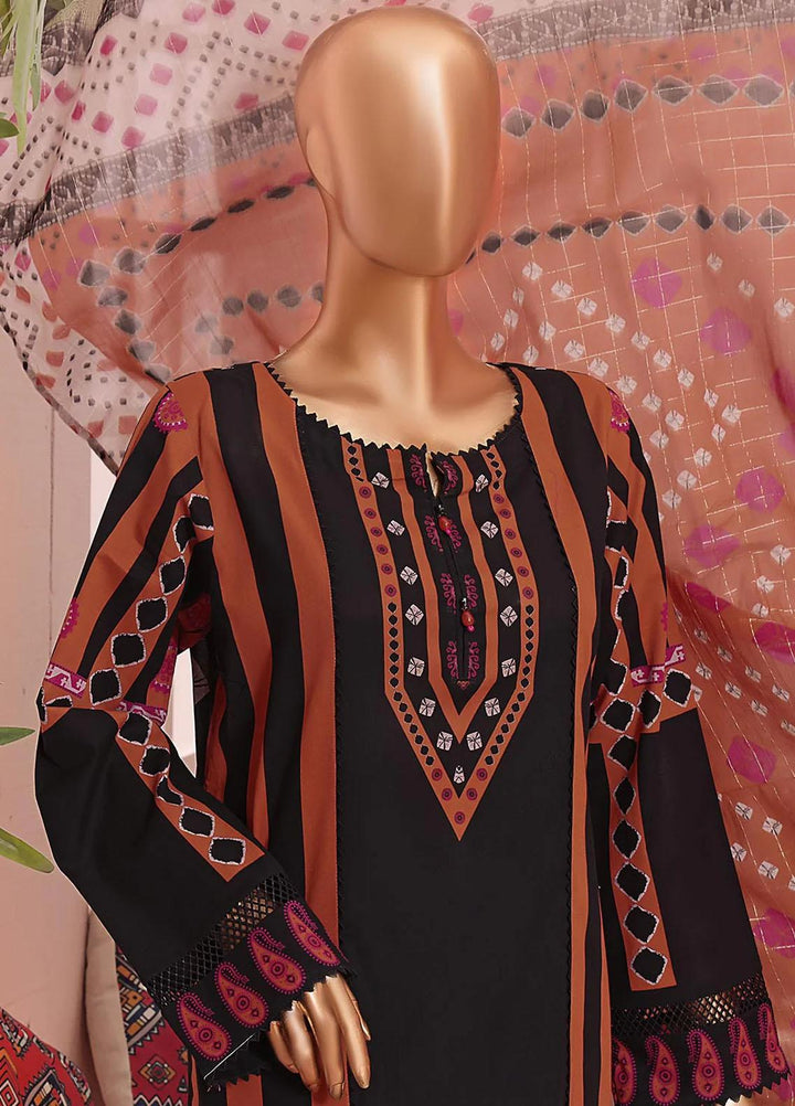 Vital H Prints By HZ Textiles Printed Lawn Suits Unstitched 3 Piece HZ23VHP VP-19 - Summer Collection