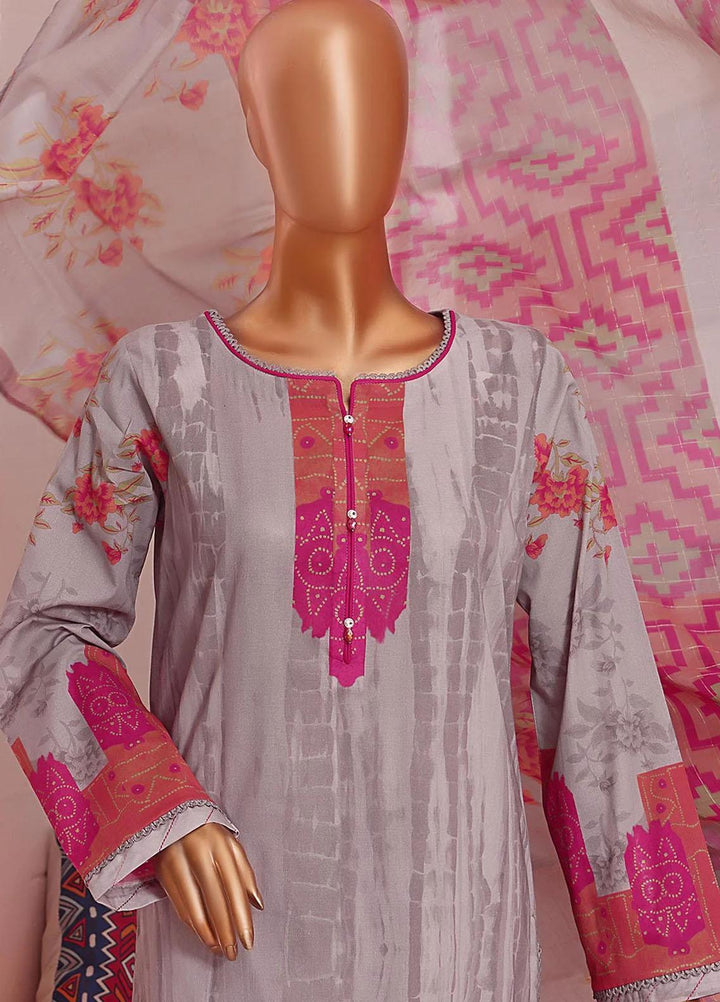 Vital H Prints By HZ Textiles Printed Lawn Suits Unstitched 3 Piece HZ23VHP VP-20 - Summer Collection