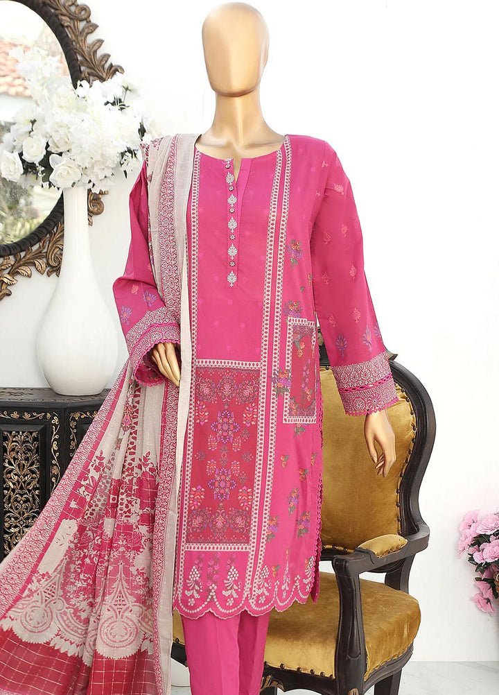 Vital H Prints By HZ Textiles Printed Lawn Suits Unstitched 3 Piece HZ23VHP-V3 VP-23 - Summer Collection