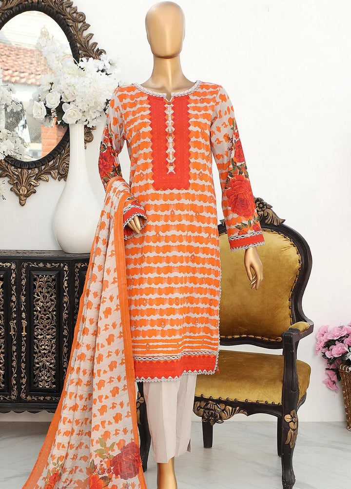 Vital H Prints By HZ Textiles Printed Lawn Suits Unstitched 3 Piece HZ23VHP-V3 VP-24 - Summer Collection