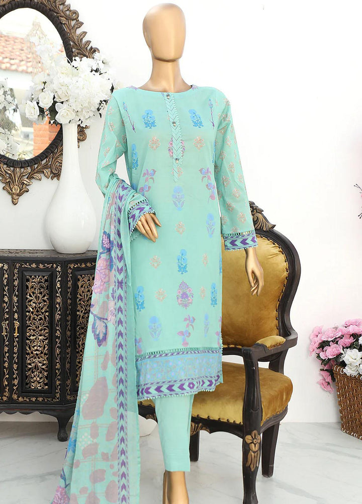 Vital H Prints By HZ Textiles Printed Lawn Suits Unstitched 3 Piece HZ23VHP-V3 VP-27 - Summer Collection