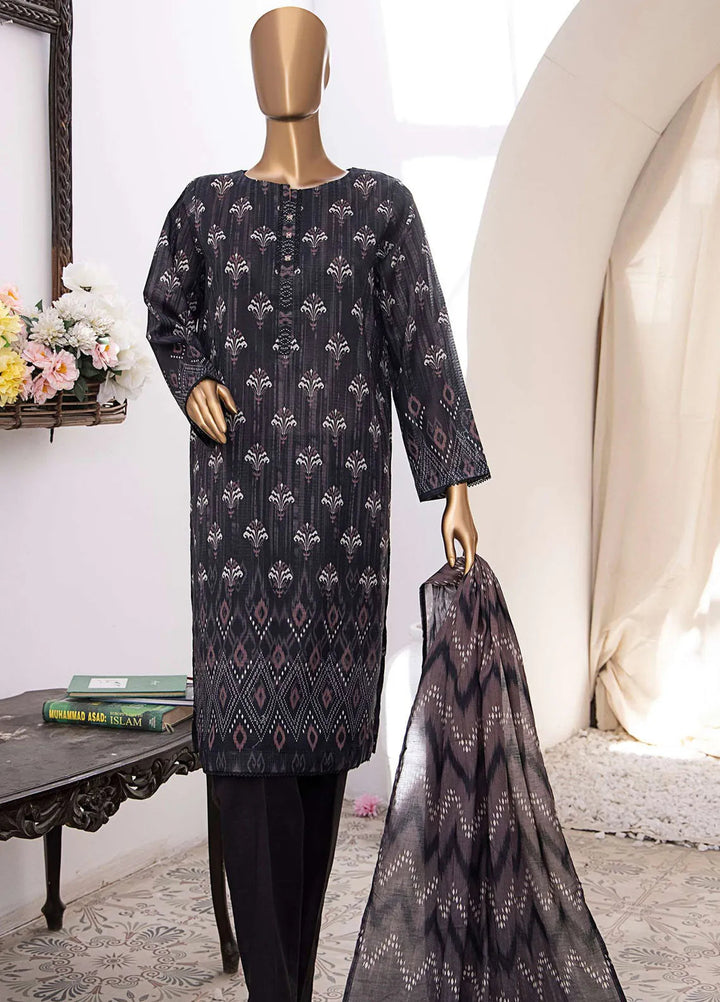 Vital Prints by HZ Textiles Embroidered Lawn Suits Unstitched 3 Piece HZ25VP VP-103 - Summer Collection