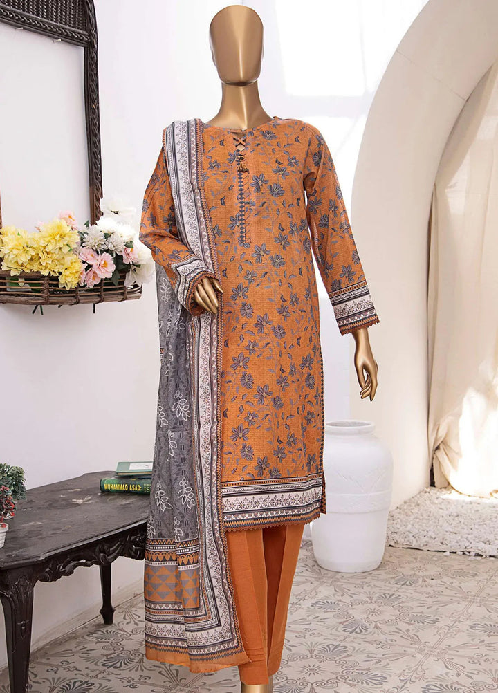 Vital Prints by HZ Textiles Embroidered Lawn Suits Unstitched 3 Piece HZ25VP VP-109 - Summer Collection