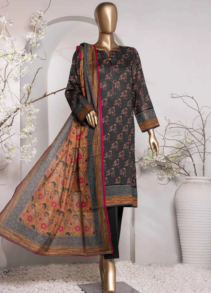 Vital prints By Hz Textiles Printed Cotton Suit Unstitched 3 Piece HZ24VP VP-156 - Summer Collection