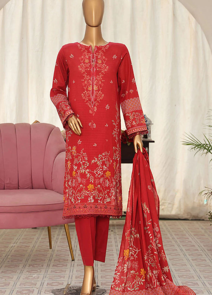 Vital Prints By HZ Textiles Printed Lawn Suits Unstitched 3 Piece HZ25VU VP-01 - Summer Collection