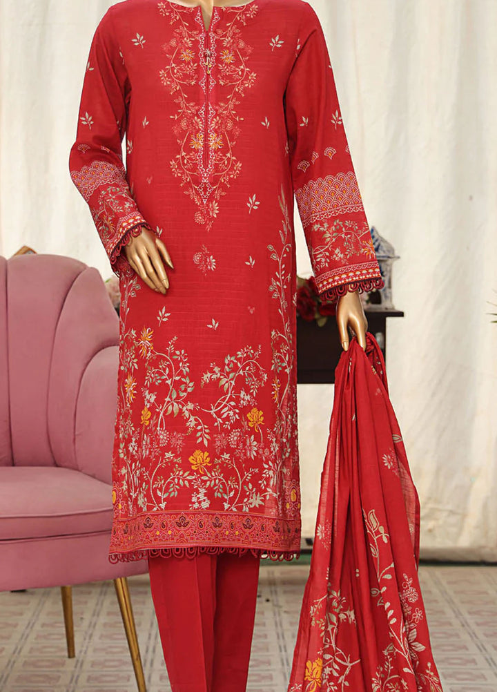 Vital Prints By HZ Textiles Printed Lawn Suits Unstitched 3 Piece HZ25VU VP-01 - Summer Collection