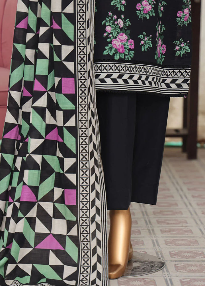 Vital Prints By HZ Textiles Printed Lawn Suits Unstitched 3 Piece HZ25VU VP-08 - Summer Collection