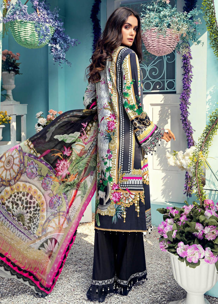 Anaya By Kiran Chaudhry Embroidered Lawn Suits Unstitched 3 Piece AK21VL VL21-02-A MARIA - Summer Collection