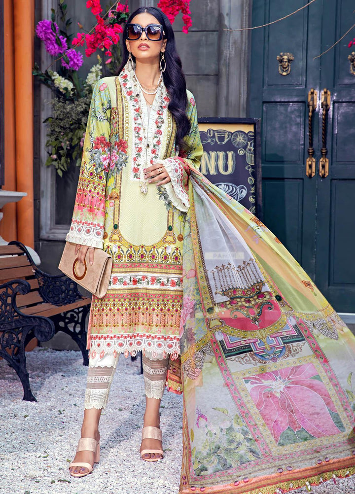 Anaya By Kiran Chaudhry Embroidered Lawn Suits Unstitched 3 Piece AK21VL VL21-06-B FLORA - Summer Collection