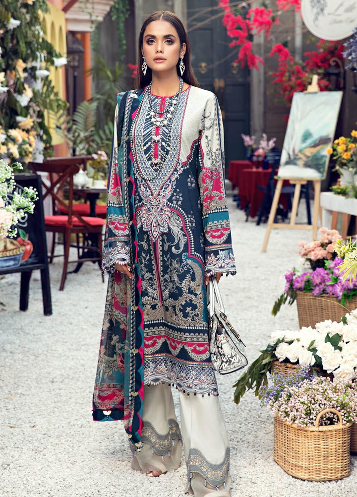 Anaya By Kiran Chaudhry Embroidered Lawn Suits Unstitched 3 Piece AK21VL VL21-09-A RAYA - Summer Collection