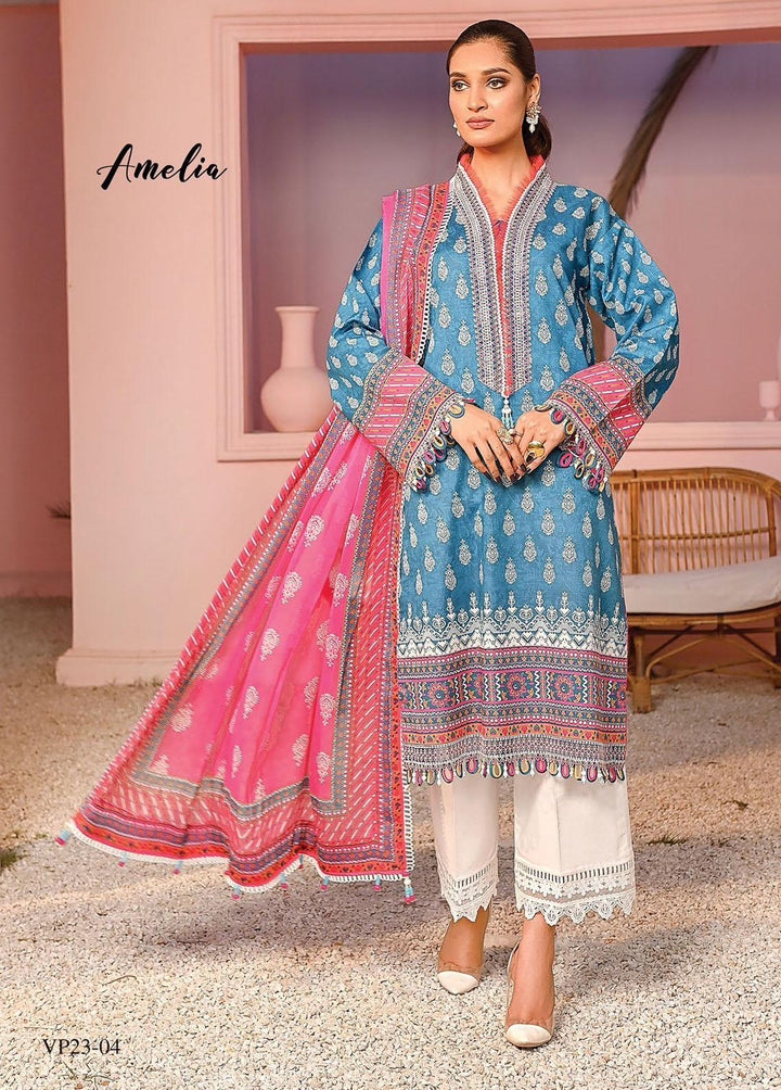 Viva Prints by Anaya Printed Lawn Suits Unstitched 3 Piece AKC23V VP23-04 Amelia - Summer Collection