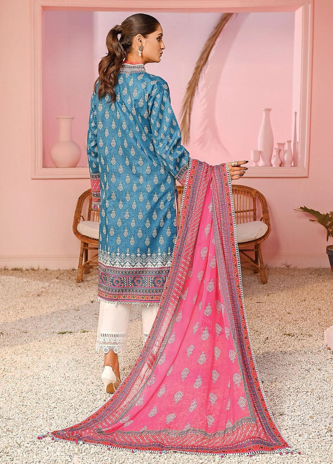 Viva Prints by Anaya Printed Lawn Suits Unstitched 3 Piece AKC23V VP23-04 Amelia - Summer Collection