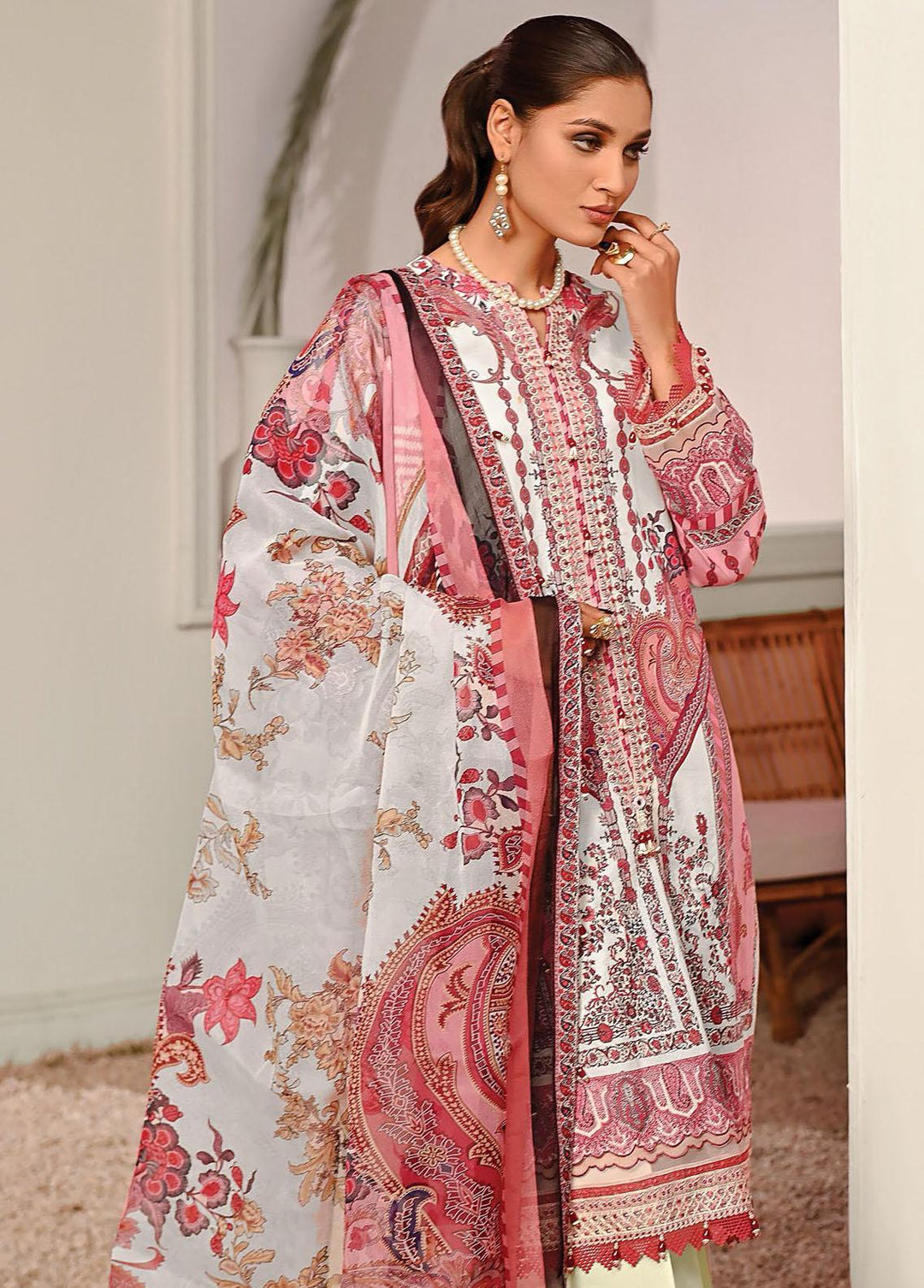 Viva Prints by Anaya Printed Lawn Suits Unstitched 3 Piece AKC23V VP23-05 Zenobia - Summer Collection