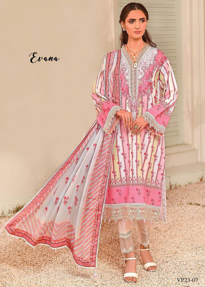 Viva Prints by Anaya Printed Lawn Suits Unstitched 3 Piece AKC23V VP23-07 Evana - Summer Collection