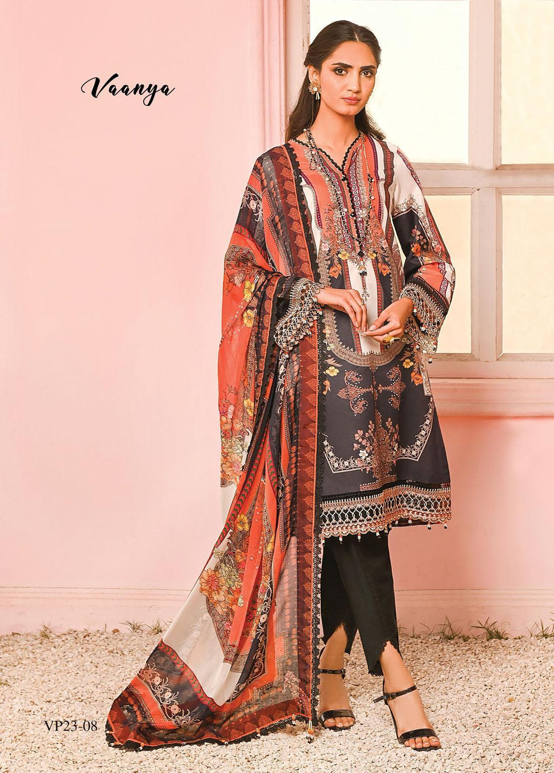 Viva Prints by Anaya Printed Lawn Suits Unstitched 3 Piece AKC23V VP23-08 Vaanya - Summer Collection