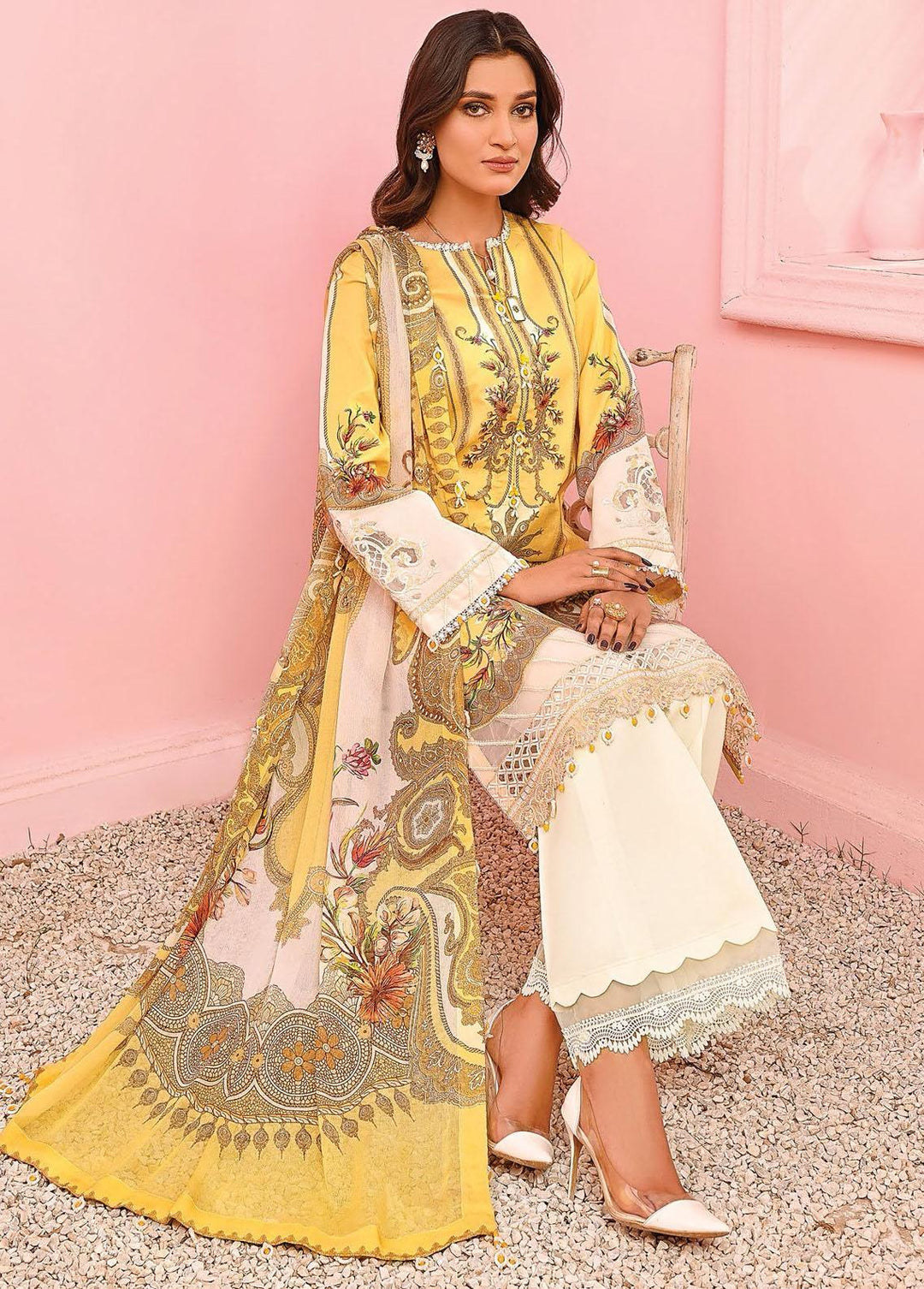 Viva Prints by Anaya Printed Lawn Suits Unstitched 3 Piece AKC23V VP23-09 Surana - Summer Collection