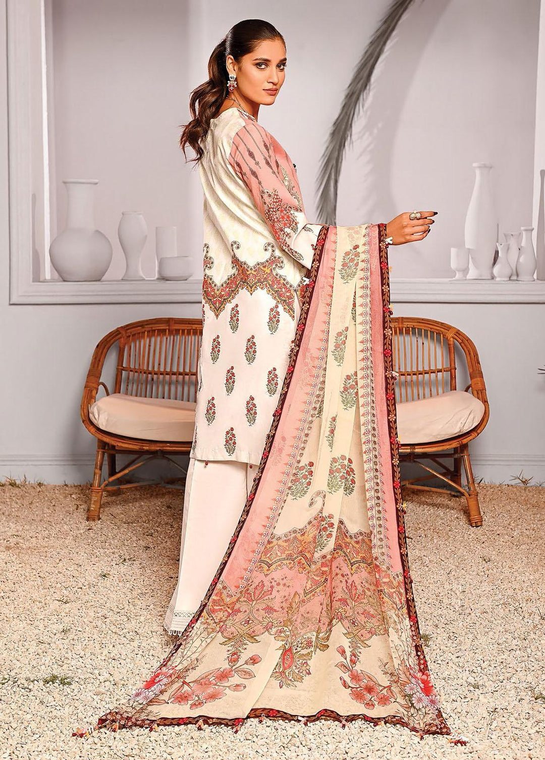 Viva Prints by Anaya Printed Lawn Suits Unstitched 3 Piece AKC23V VP23-10 Sherine - Summer Collection