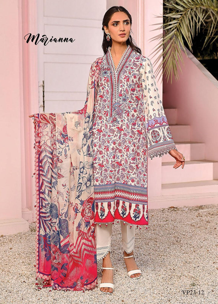 Viva Prints by Anaya Printed Lawn Suits Unstitched 3 Piece AKC23V VP23-12 Marianna - Summer Collection