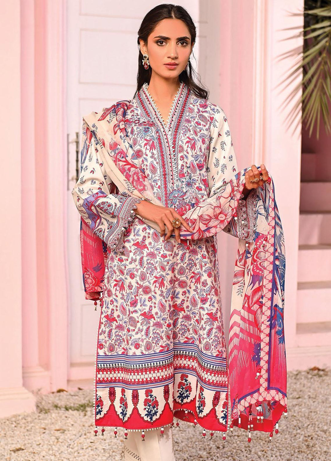 Viva Prints by Anaya Printed Lawn Suits Unstitched 3 Piece AKC23V VP23-12 Marianna - Summer Collection