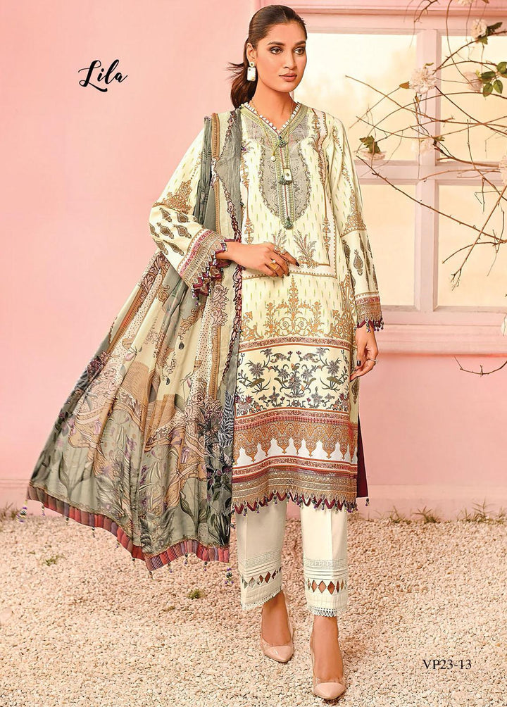 Viva Prints by Anaya Printed Lawn Suits Unstitched 3 Piece AKC23V VP23-13 Lila - Summer Collection