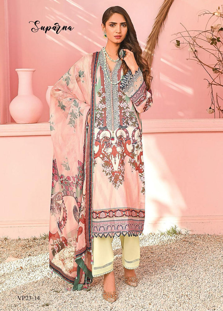 Viva Prints by Anaya Printed Lawn Suits Unstitched 3 Piece AKC23V VP23-14 Suparna - Summer Collection