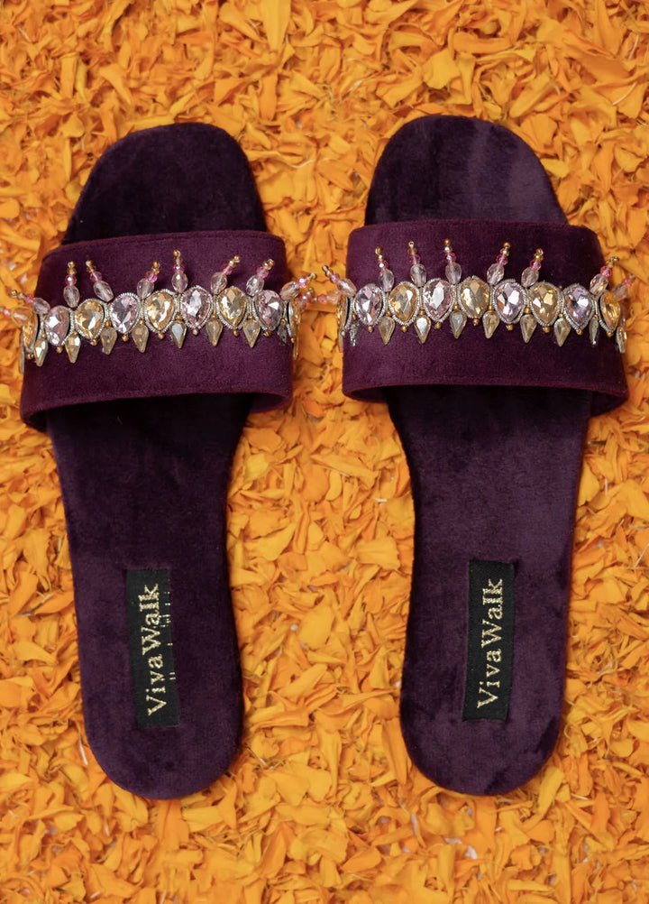 VivaWalk Festive Style Flats Jalwa Gaam