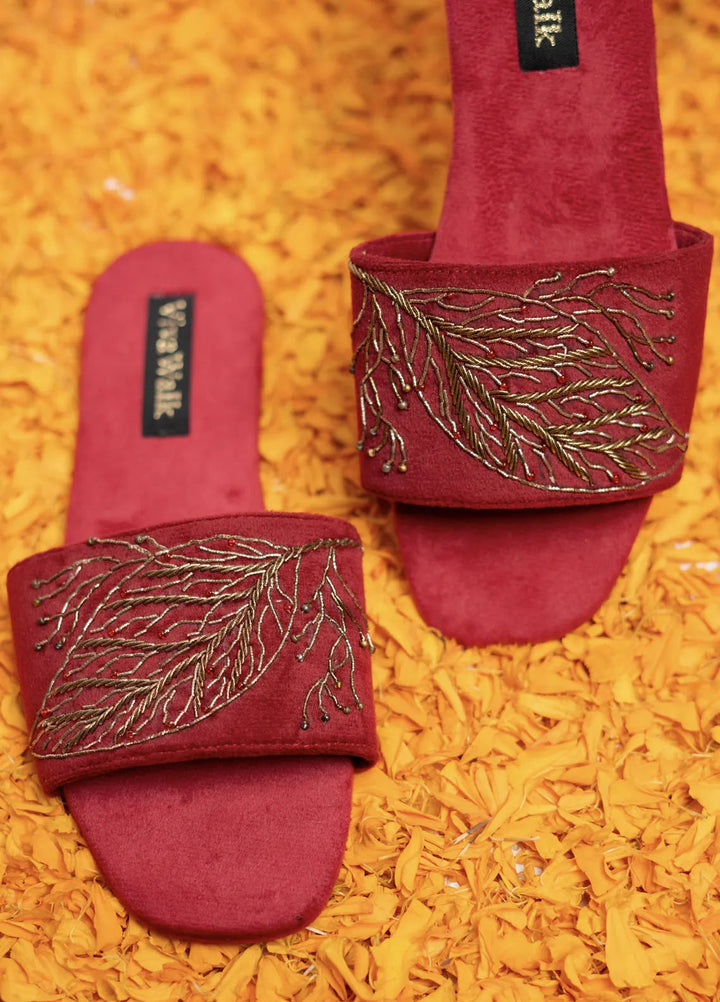 VivaWalk Festive Style Flats Nazaqat