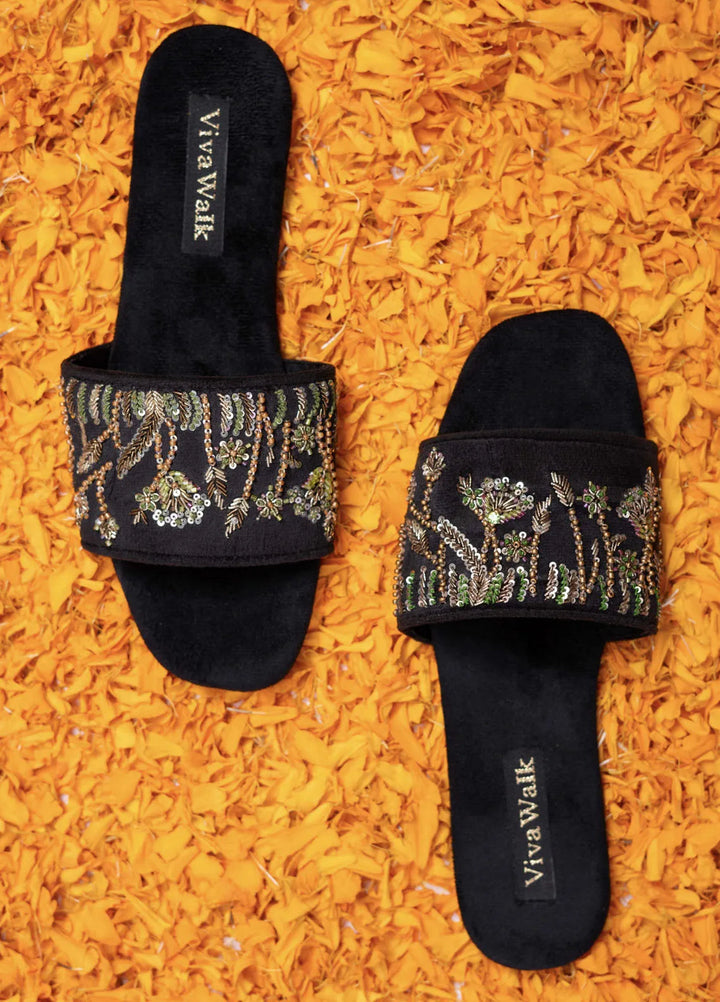 VivaWalk Festive Style Flats Paaye Zaib