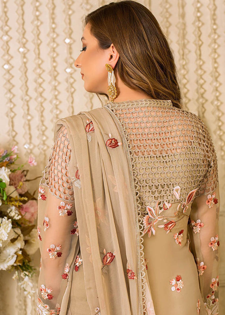 Vive La Fete By Imrozia Embroidered Organza Suits Unstitched 3 Piece IMP22VF L-258 Ethereal - Premium Collection