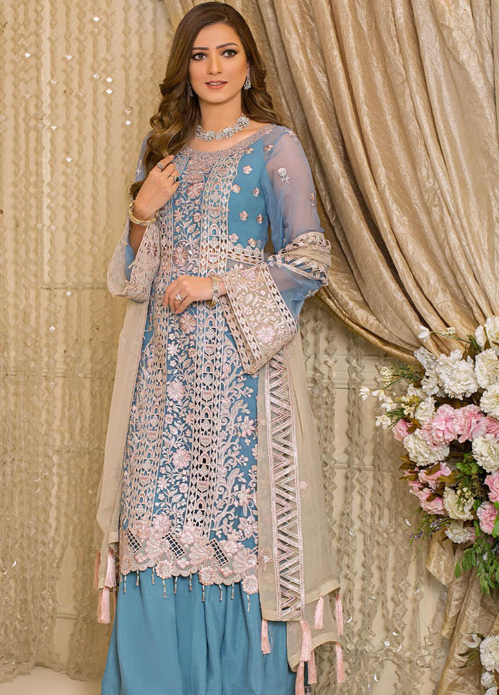 Vive La Fete By Imrozia Embroidered Chiffon Suits Unstitched 3 Piece IMP22VF L-259 Guzel - Premium Collection