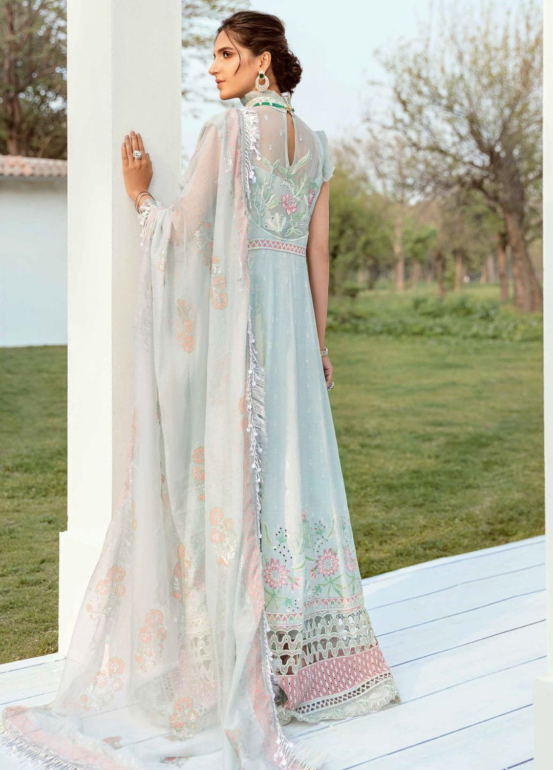 Vogue by Emaan Adeel Embroidered Lawn Suits Unstitched 3 Piece EA21VF 08 DREAMY WONDER - Festive Collection