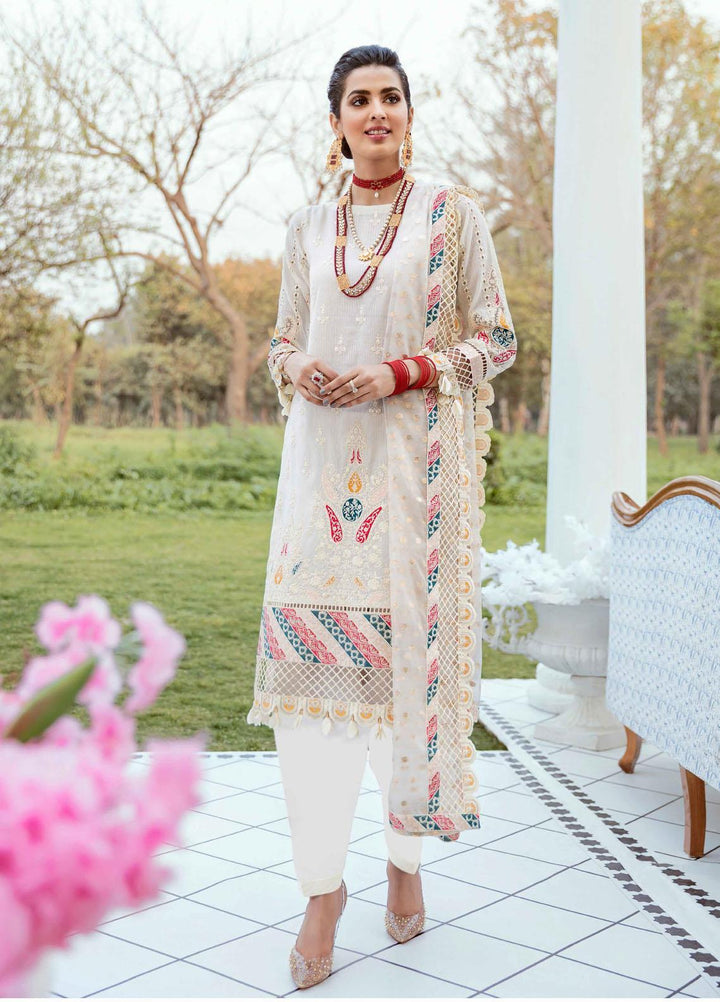 Vogue by Emaan Adeel Embroidered Lawn Suits Unstitched 3 Piece EA21VF 10 ETHEREAL SOPHISTICATION - Festive Collection