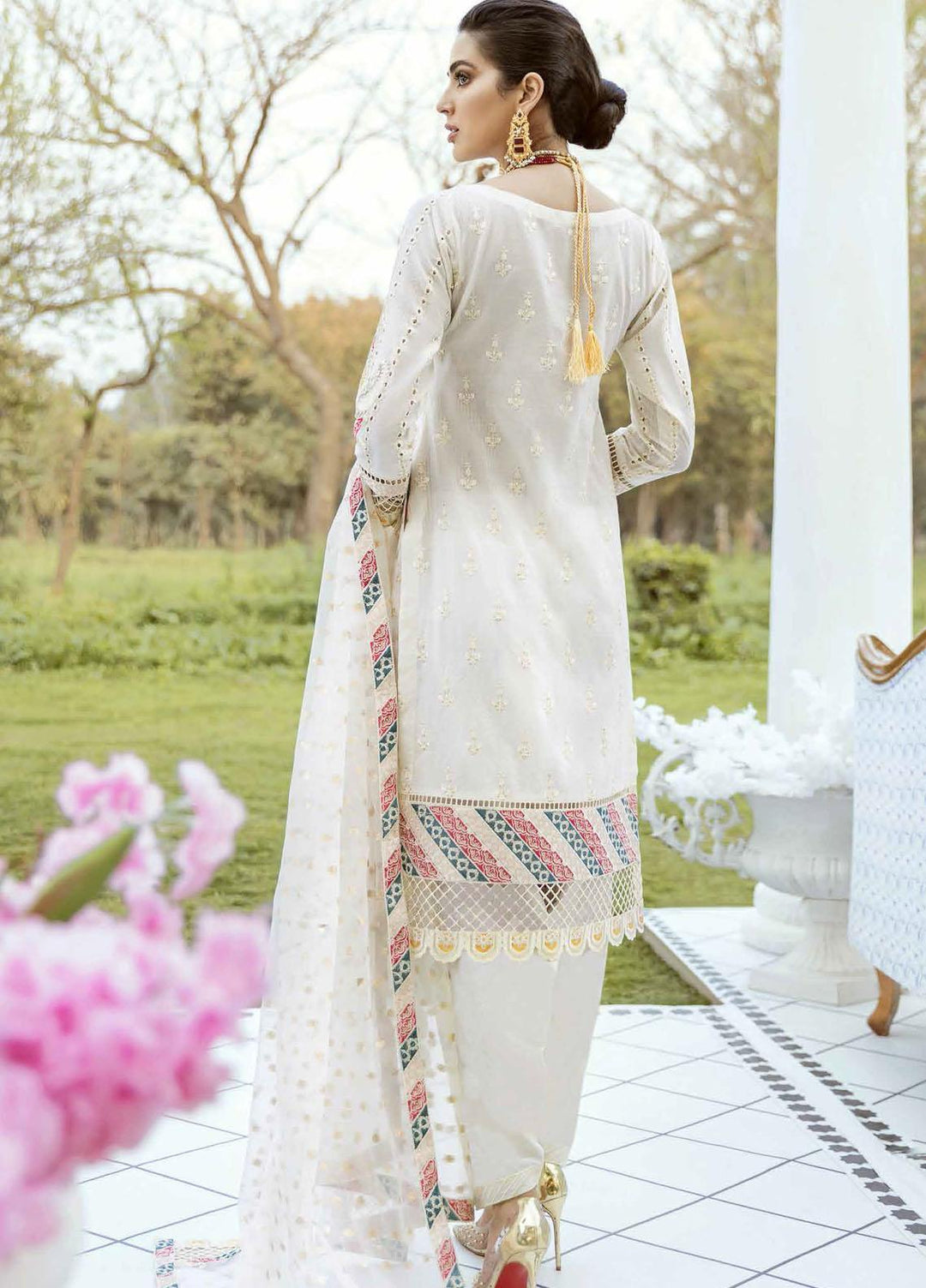 Vogue by Emaan Adeel Embroidered Lawn Suits Unstitched 3 Piece EA21VF 10 ETHEREAL SOPHISTICATION - Festive Collection