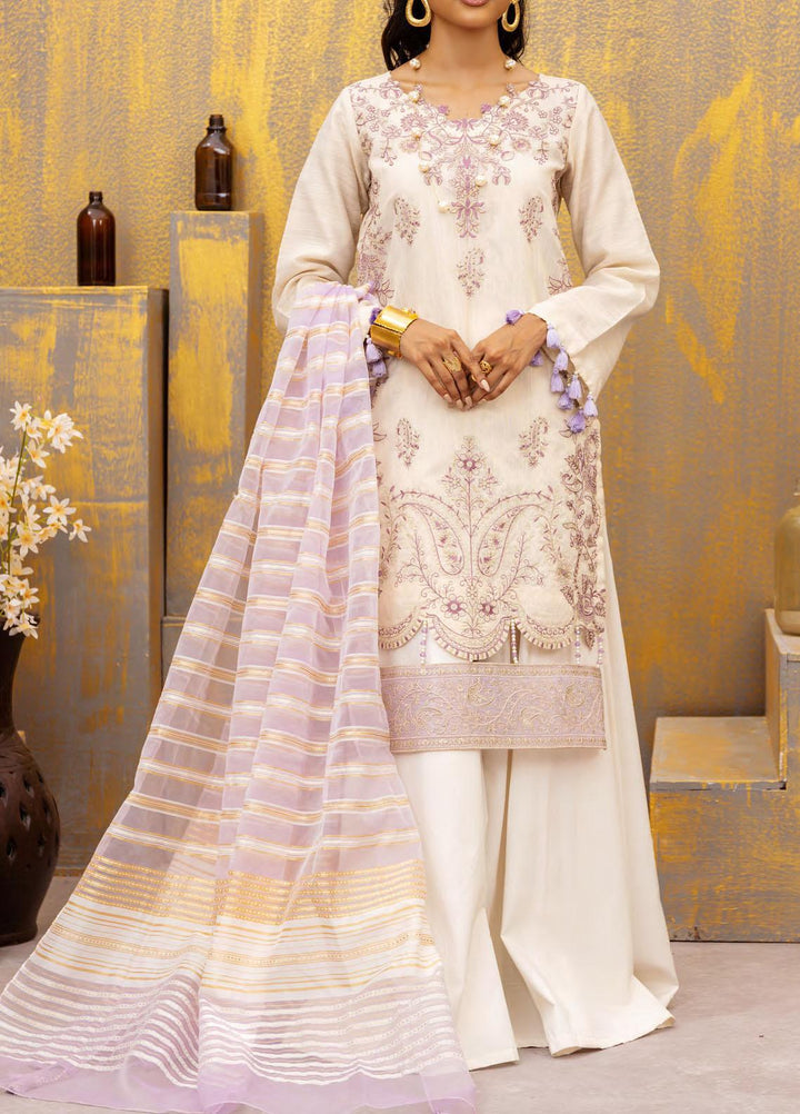 Vogue By Salitex Embroidered Lawn Suits Unstitched 3 Piece ST23V WK-01137UT - Festive Collection