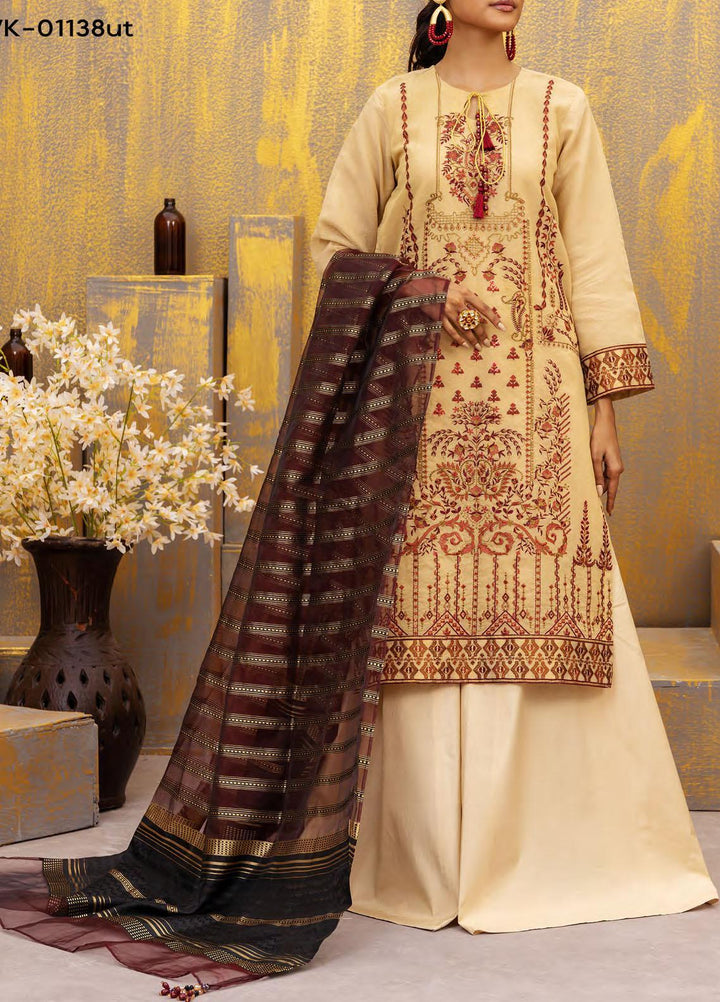 Vogue By Salitex Embroidered Lawn Suits Unstitched 3 Piece ST23V WK-01138UT - Festive Collection