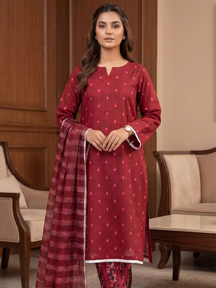 Salitex Unstitched Printed Lawn Silk 3 Piece Suit SUNS7ASI355 - Casual Collection