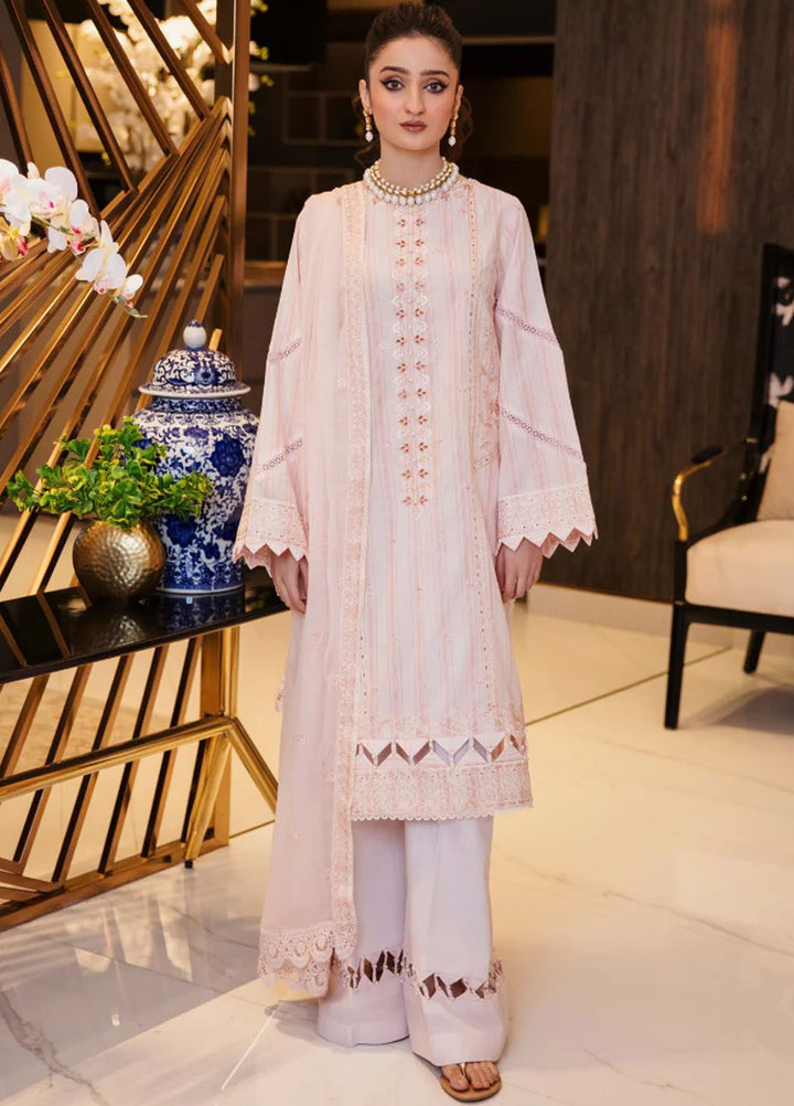 Vouge By Humdum Embroidered Lawn Suit Unstitched 3 Piece HD24V D01 - Summer Collection