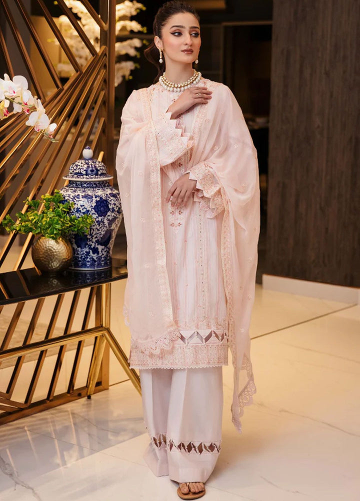 Vouge By Humdum Embroidered Lawn Suit Unstitched 3 Piece HD24V D01 - Summer Collection