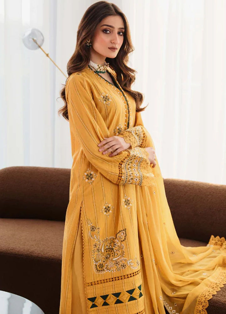Vouge By Humdum Embroidered Lawn Suit Unstitched 3 Piece HD24V D02 - Summer Collection