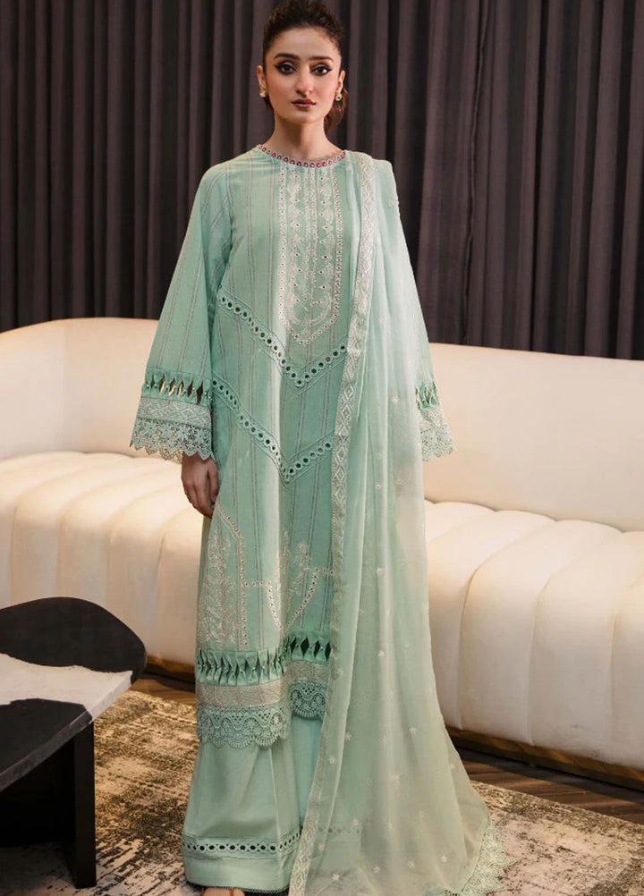 Vouge By Humdum Embroidered Lawn Suit Unstitched 3 Piece HD24V D03 - Summer Collection