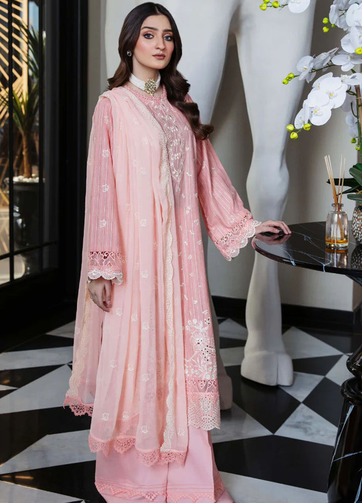 Vouge By Humdum Embroidered Lawn Suit Unstitched 3 Piece HD24V D04 - Summer Collection