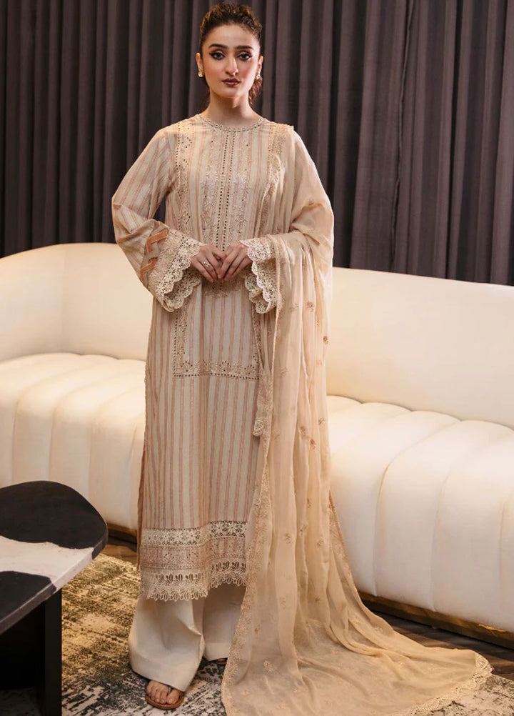 Vouge By Humdum Embroidered Lawn Suit Unstitched 3 Piece HD24V D06 - Summer Collection