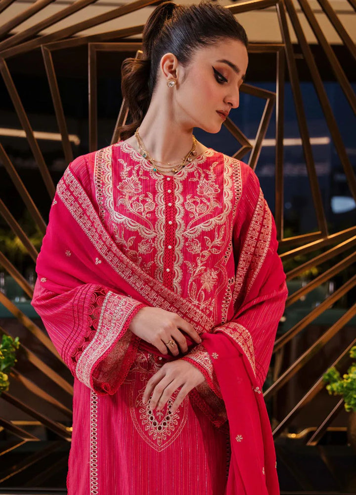 Vouge By Humdum Embroidered Lawn Suit Unstitched 3 Piece HD24V D07 - Summer Collection