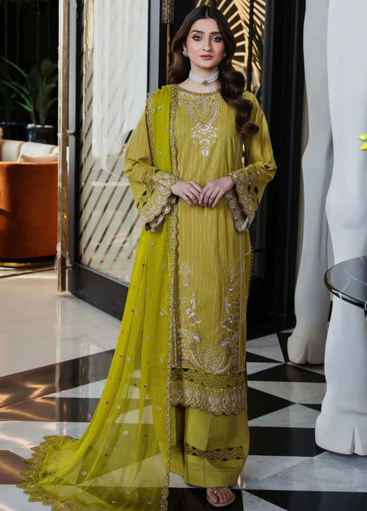 Vouge By Humdum Embroidered Lawn Suit Unstitched 3 Piece HD24V D08 - Summer Collection