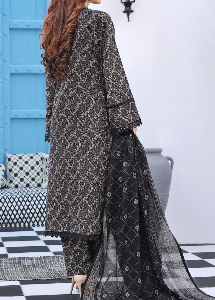 VS Textiles Printed Lawn Suits Unstitched 3 Piece VS24AM D-033 - Summer Collection