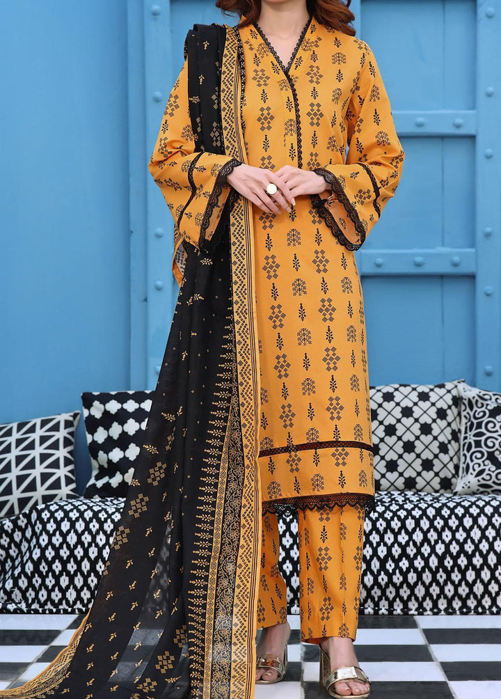 VS Textiles Printed Lawn Suits Unstitched 3 Piece VS24AM D-092 - Summer Collection